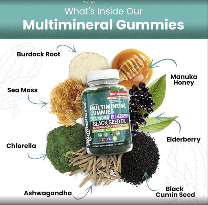 Multimineral Sea Moss Gummies