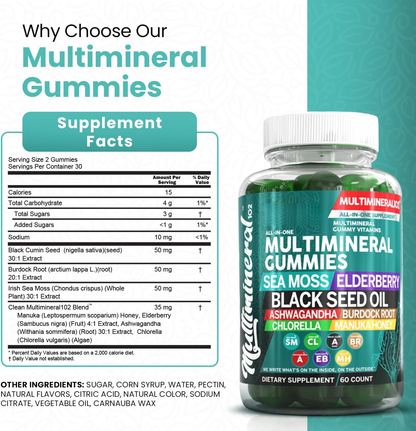 Multimineral Sea Moss Gummies