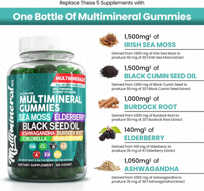 Multimineral Sea Moss Gummies